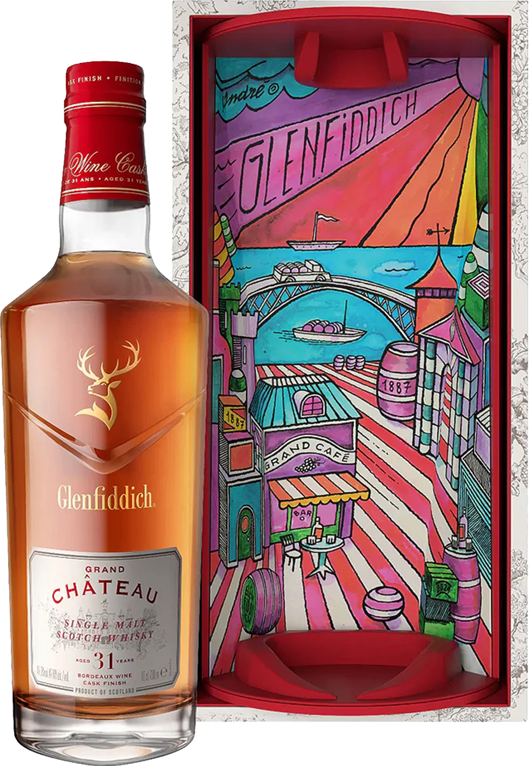 Glenfiddich Grande Series Grand Chateau 31 Year Old Single Malt Scotch Whisky 700ml