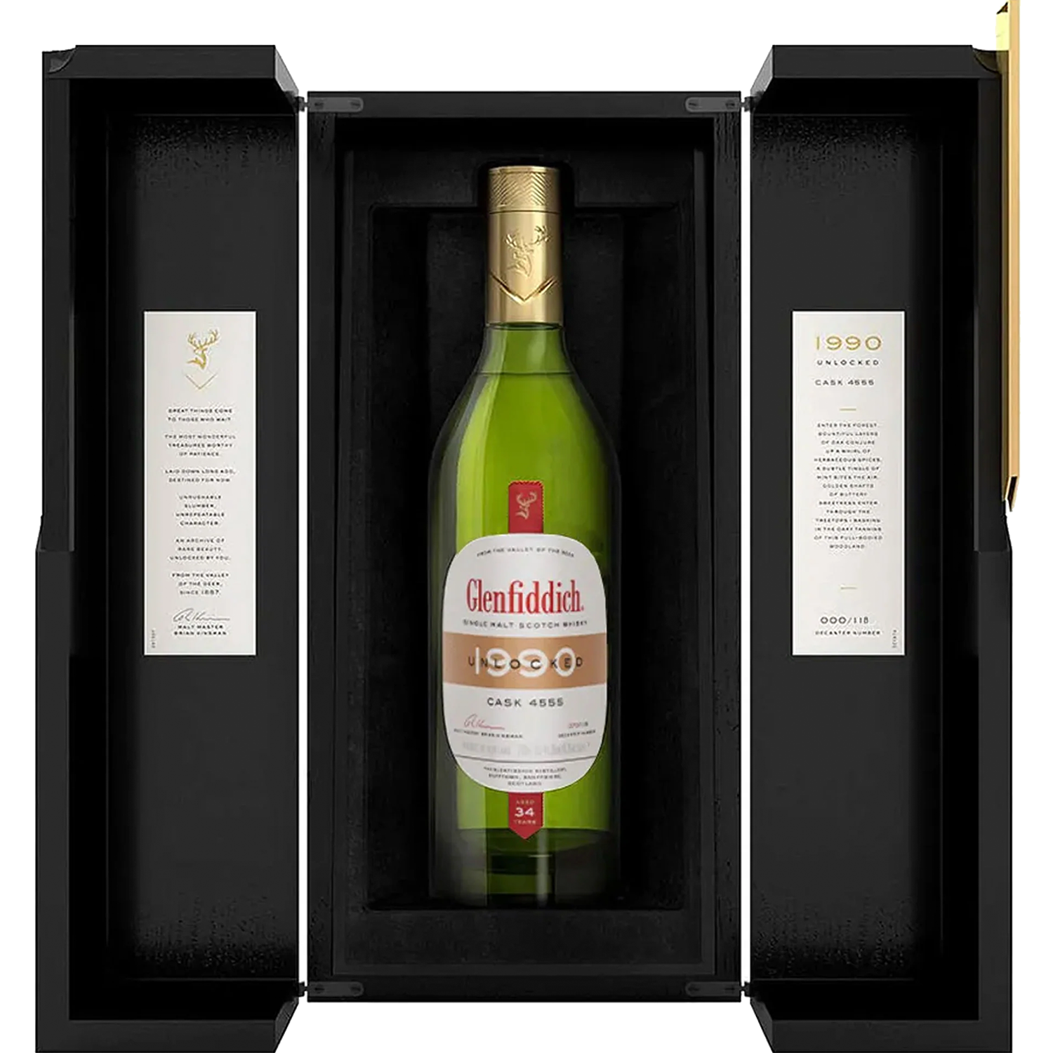 Glenfiddich 1990 Archive Collection 34 Year Old Single Cask 4555