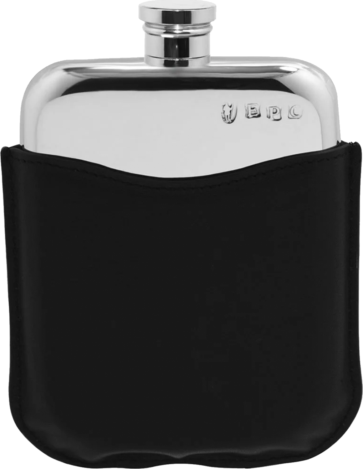 Hipflasks 6oz purse flask & pouch black