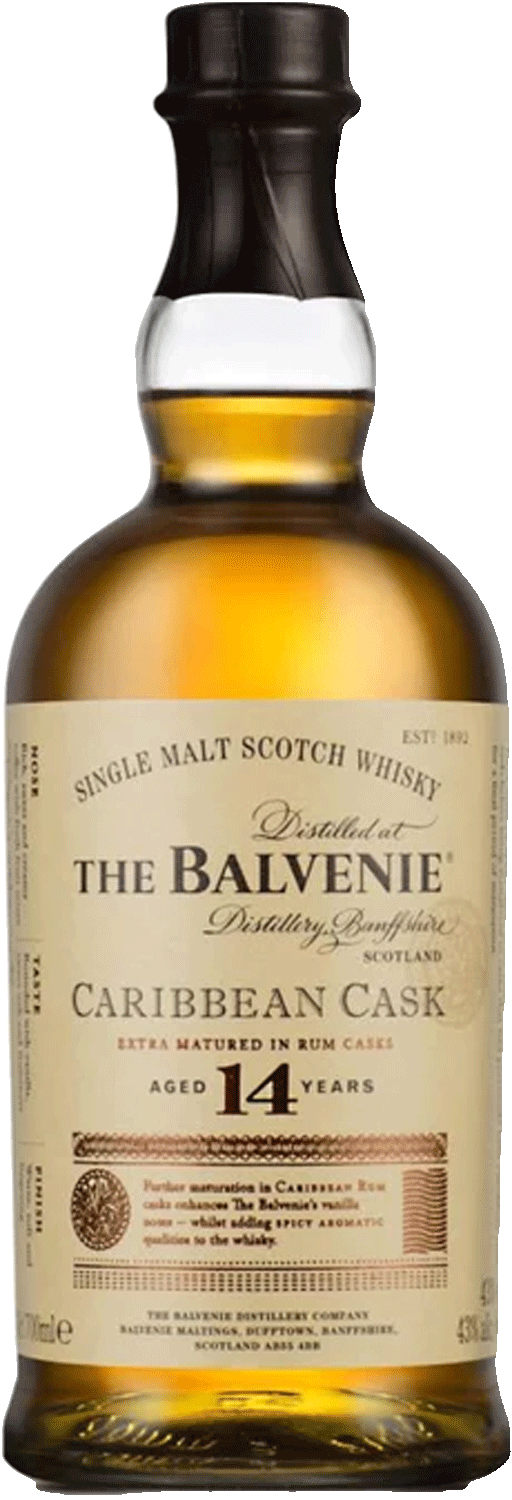 The Balvenie Caribbean Cask 14YO Single Malt Scotch Whisky 43% 700ml