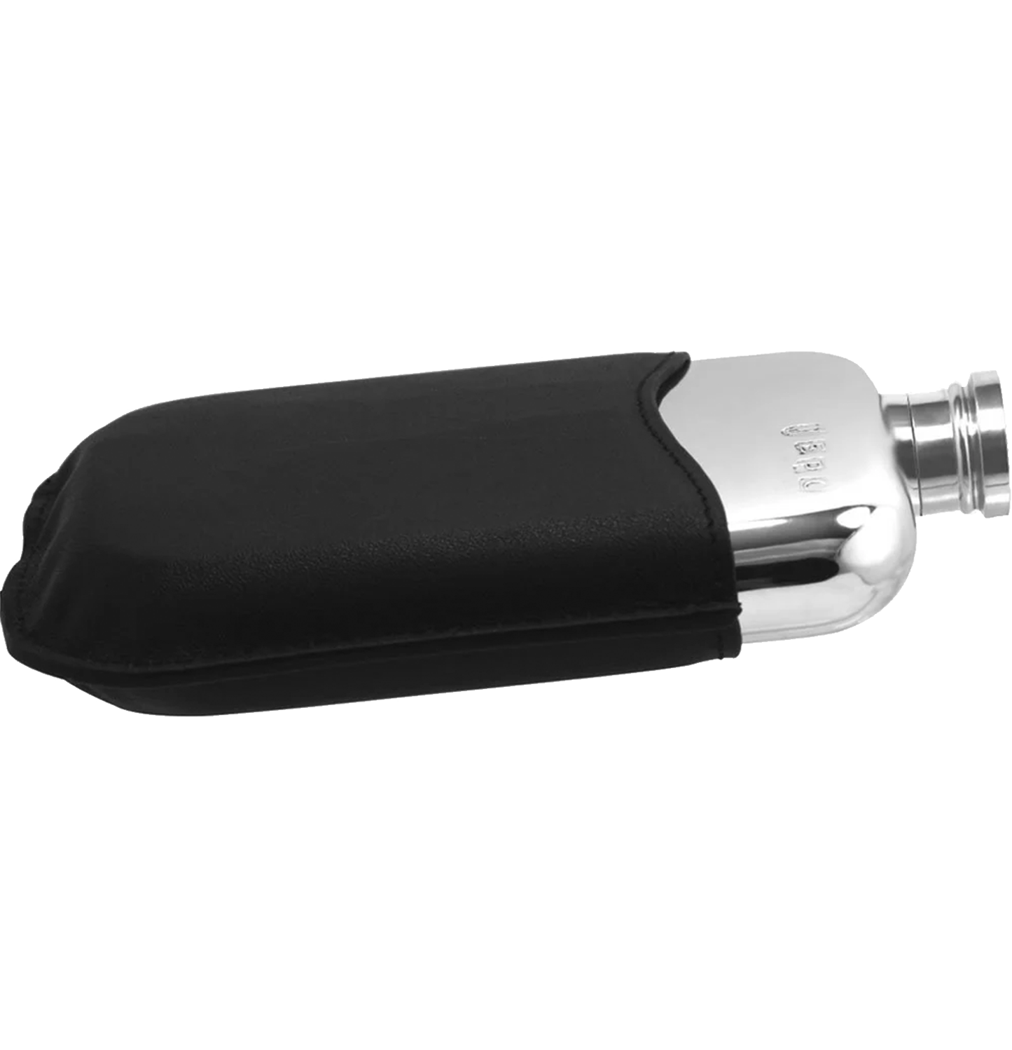 Hipflasks 6oz purse flask & pouch black