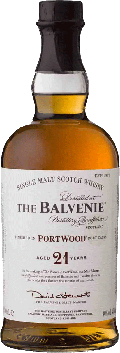The Balvenie Port Wood Finish 21 Year Old Single Malt Scotch Whisky 40% 700ml