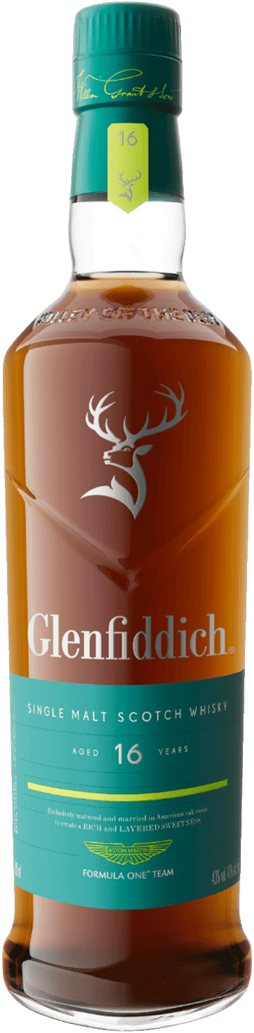 Glenfiddich 16 Year Old Aston Martin F1 Limited Edition Single Malt Scotch Whisky 700ml