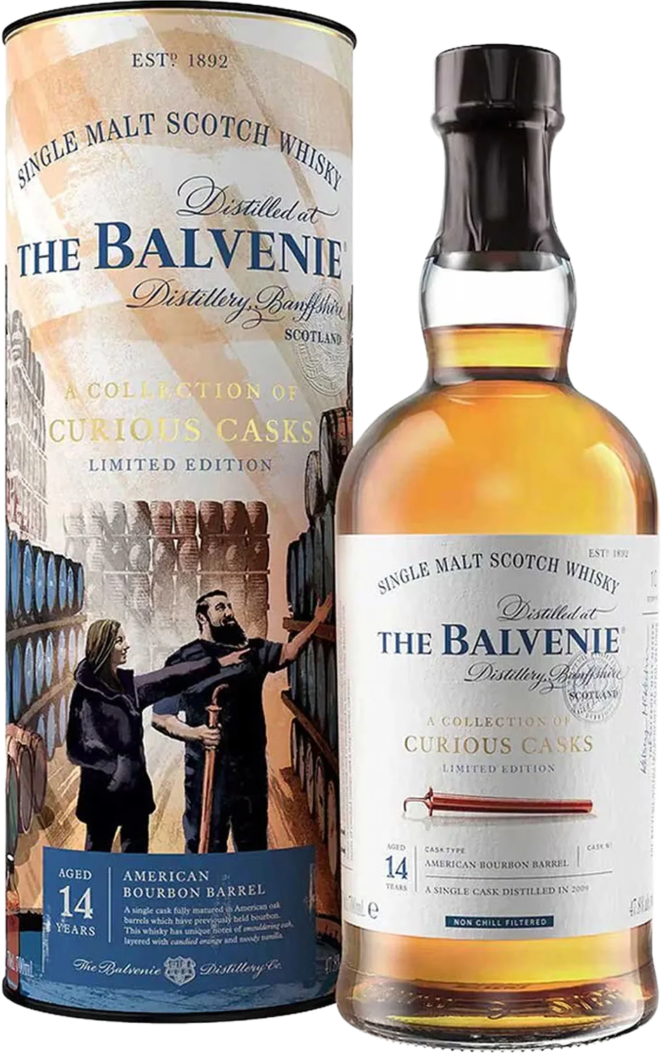 The Balvenie A Collection of Curious Casks American Bourbon Barrel 14YO 47.8% 700ml