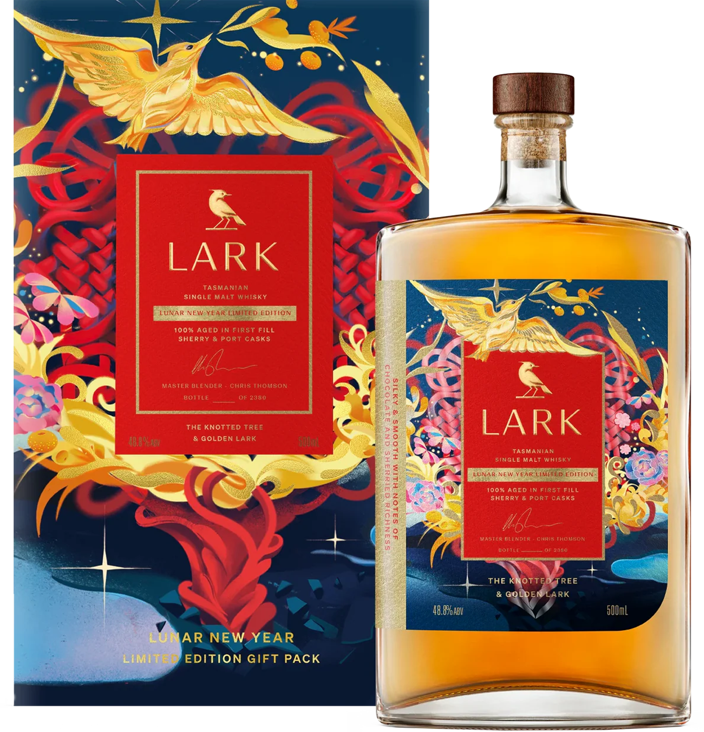 Lark Lunar New Year 2026 Limited Edition Single Malt Whisky 46.8% 500ml