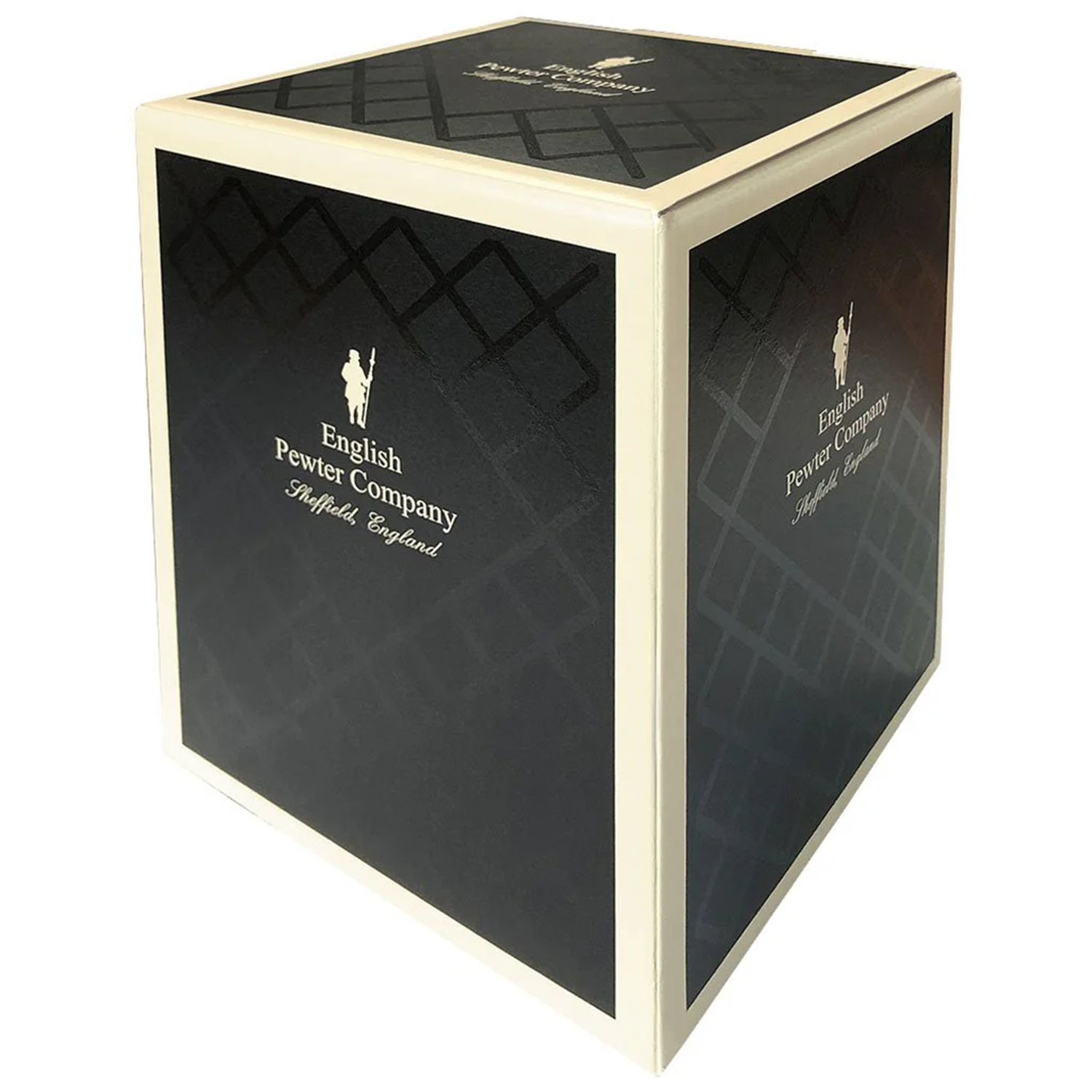 Celtic collection 1pt celtic scene brass lip & base tankard pewter