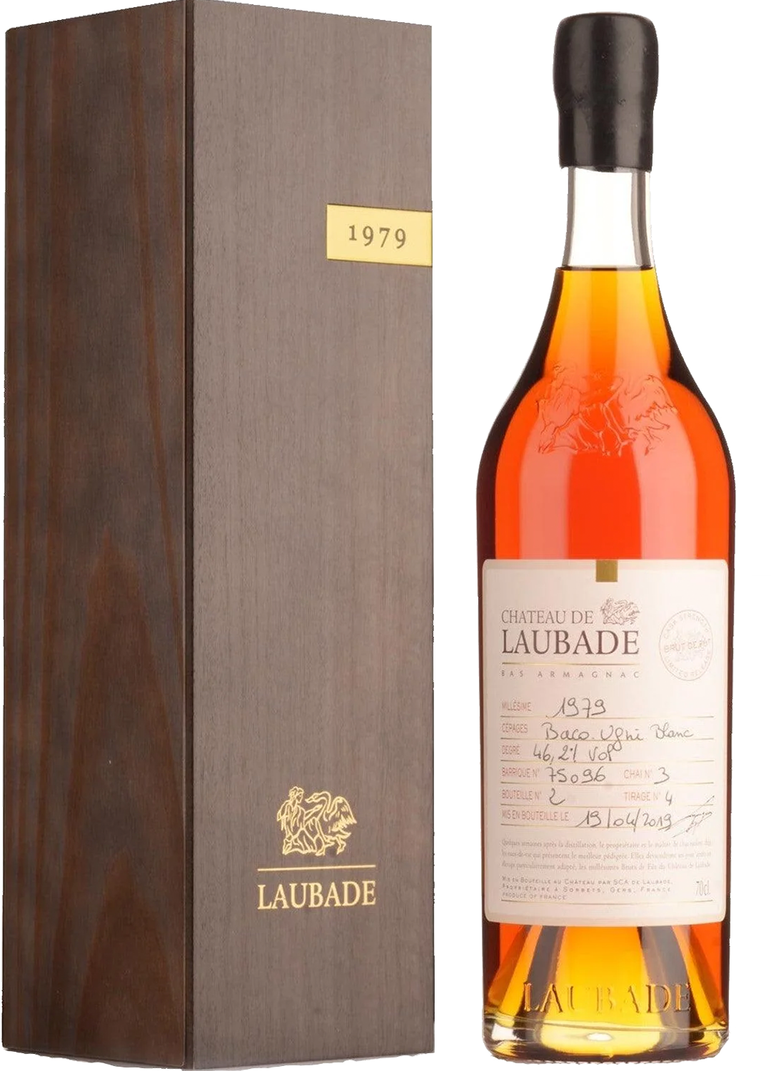 Chateau de Laubade 1979 Cask Strength 46.2% 700ml