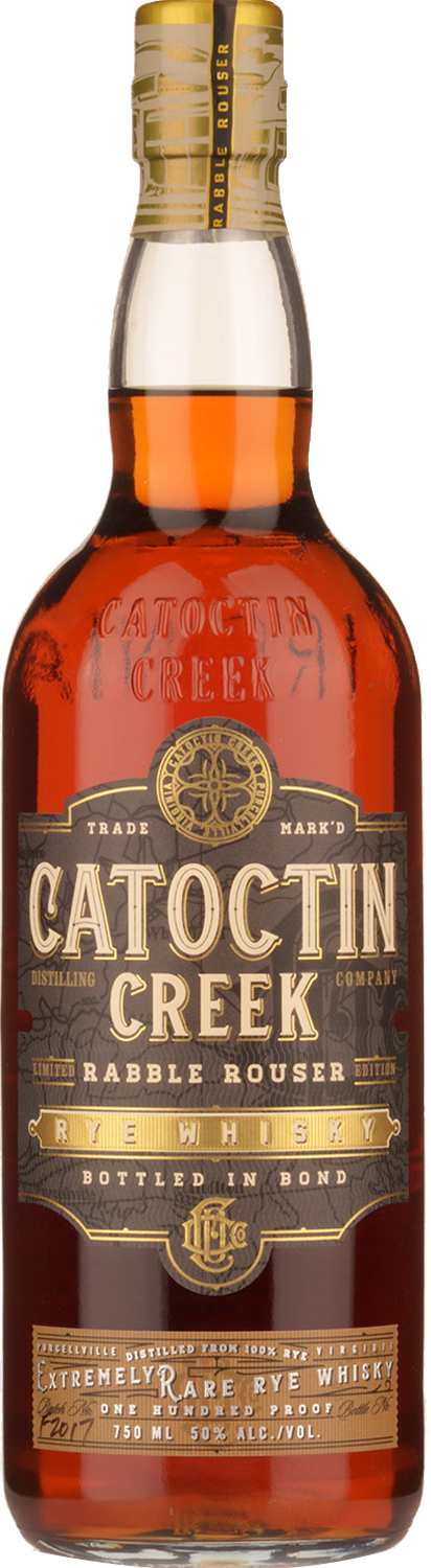 Catoctin Creek Rabble Rouser Rye Whisky Bottled in Bond 750ml