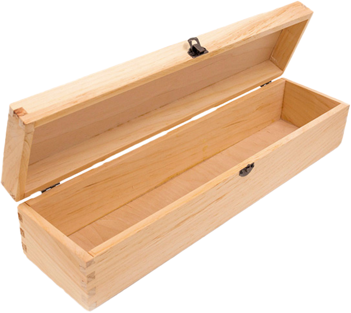 Wooden Wine Box Magnum Hinged