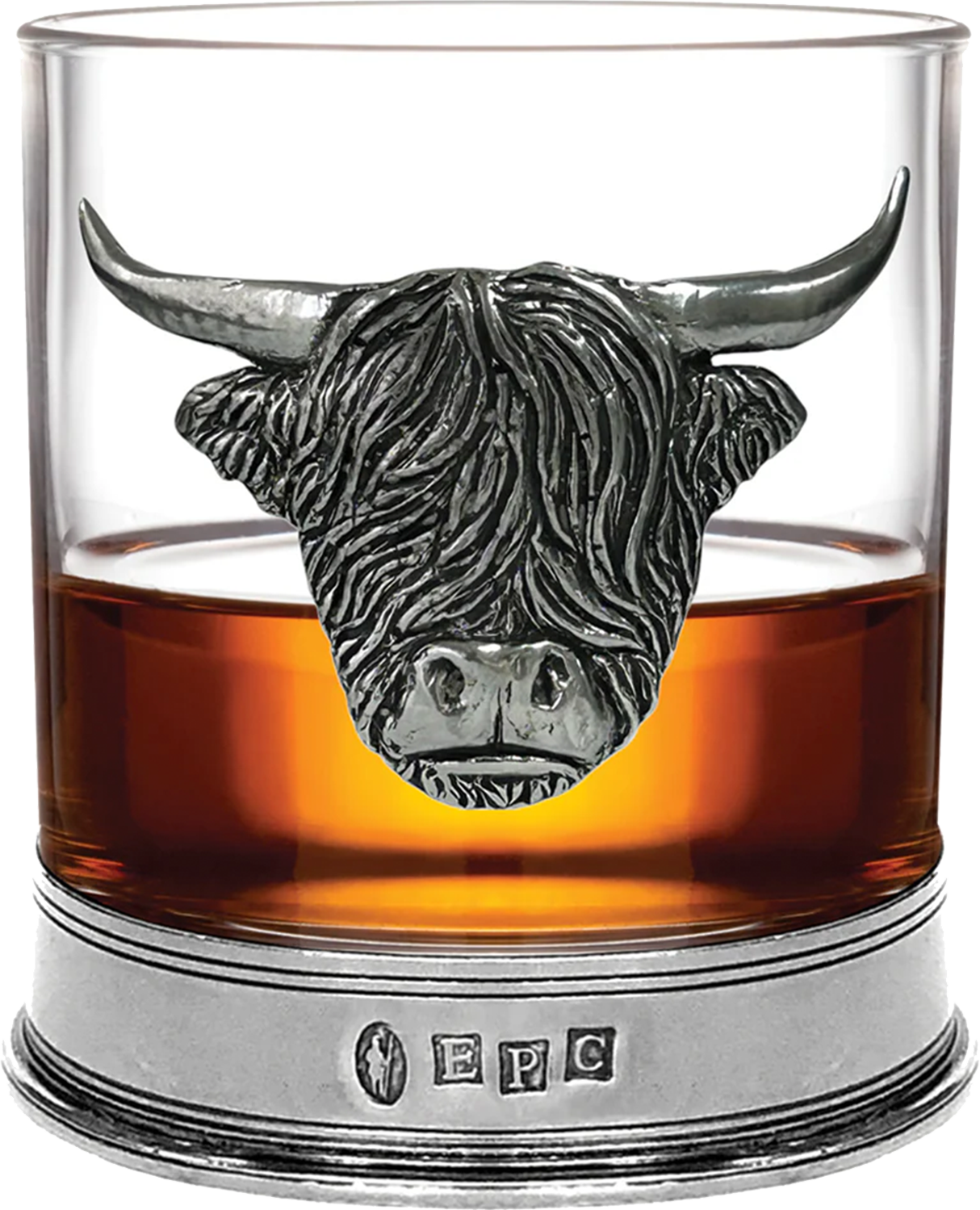 Highland cow collection 11oz single pewter tumbler highland cow