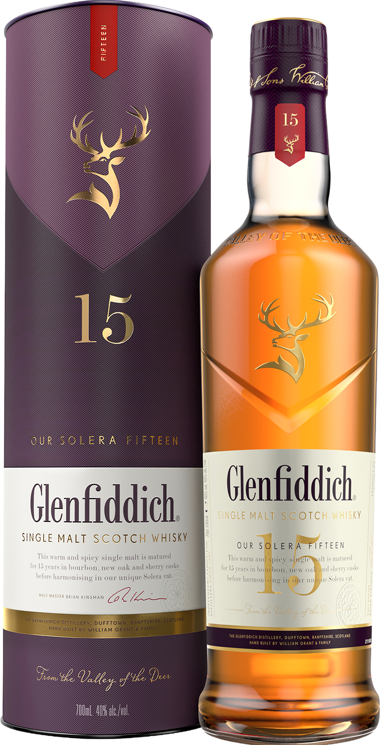 Glenfiddich 15 Year Old Single Malt Scotch Whisky 700ml