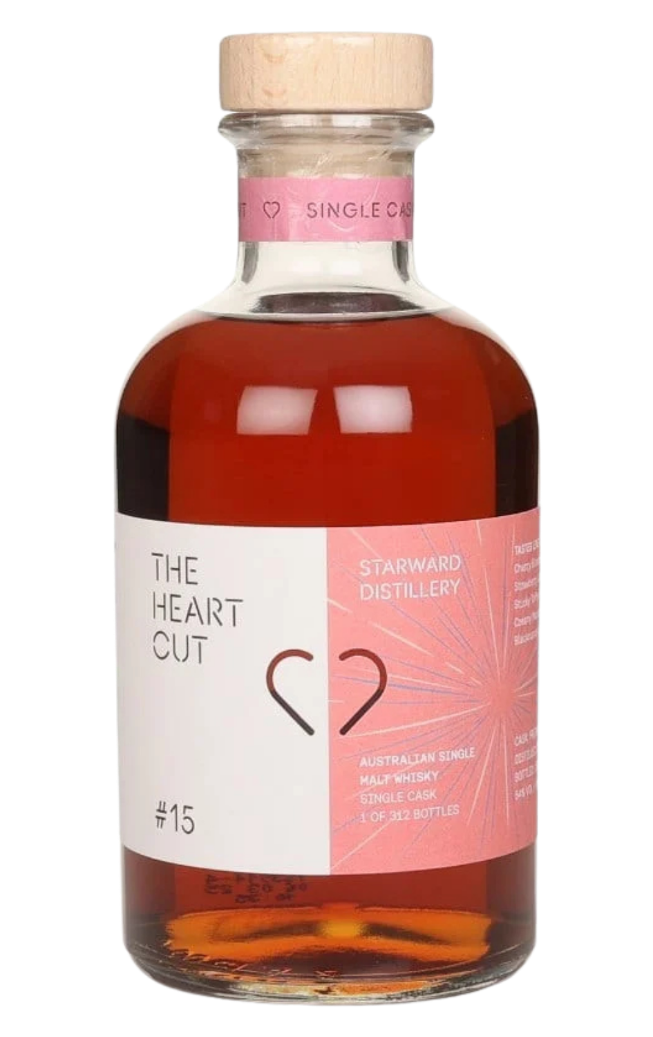 The Heart Cut Starward #15 Single Cask Australian Single Malt Whisky 54% 500mL