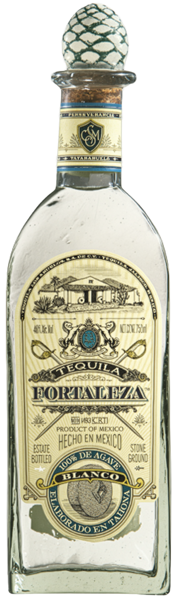 Fortaleza Blanco Tequila 40% 750ml