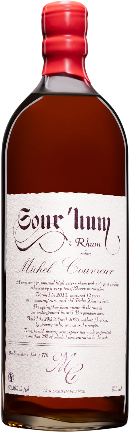 Michel Couvreur Sour'Hum Single Cask High Esters Rhum 2013 50.50% 700ml