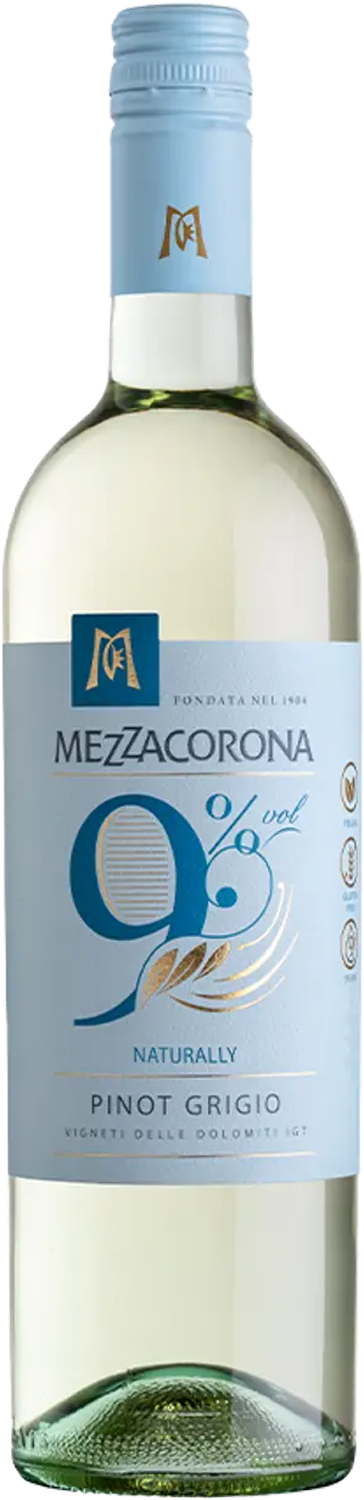Nove by Mezzacorona Pinot Grigio Naturally 9%