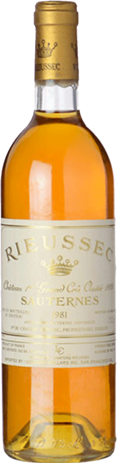 Chateau Rieussec 1981 375ml