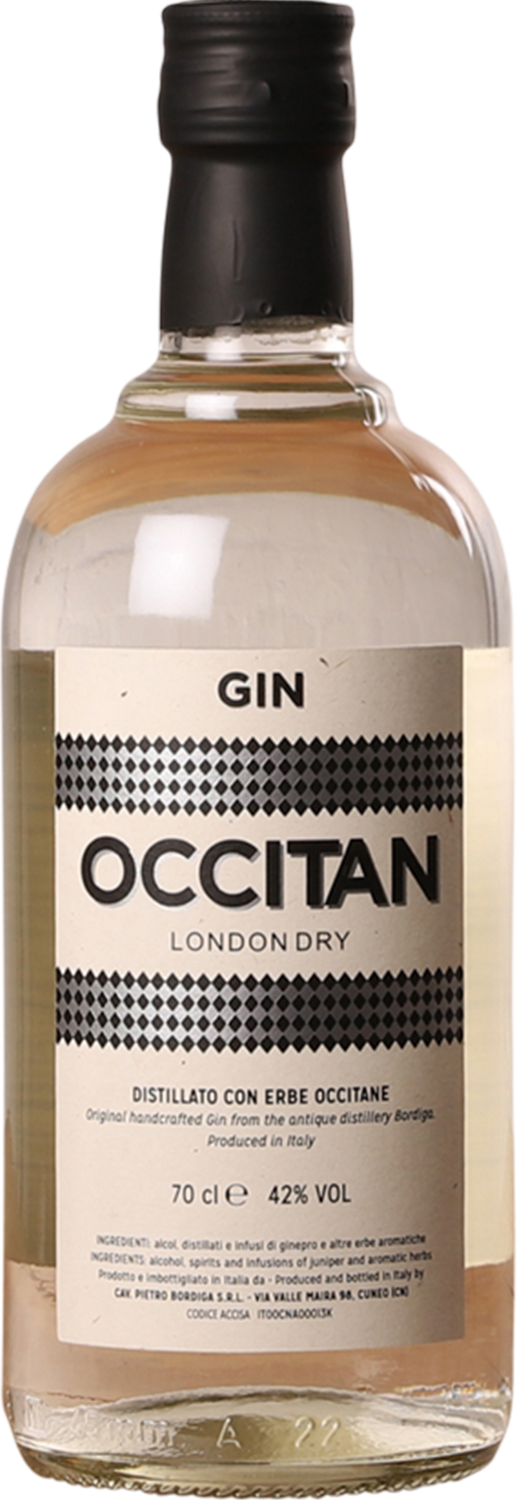 Bordiga Occitan Gin Italiano 42% 700ml