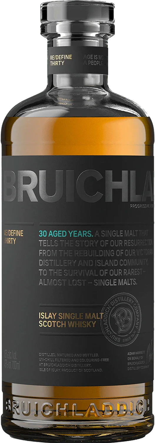 Bruichladdich 30 Year Old Islay Single Malt Scotch Whisky 43% 700ml