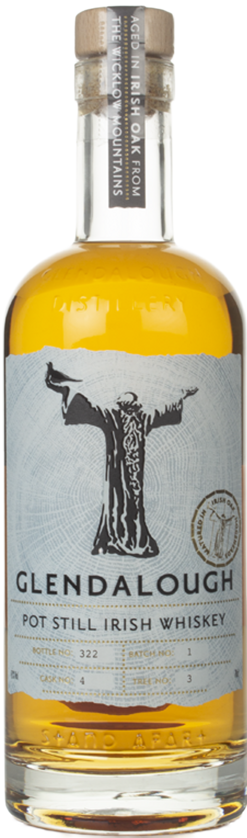 Glendalough Pot Still Irish Whiskey 43% 700ml