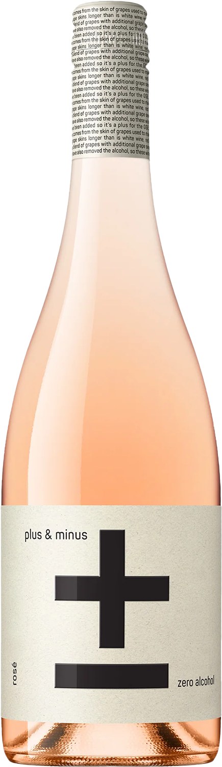 Plus and Minus Premium Rose Non alc