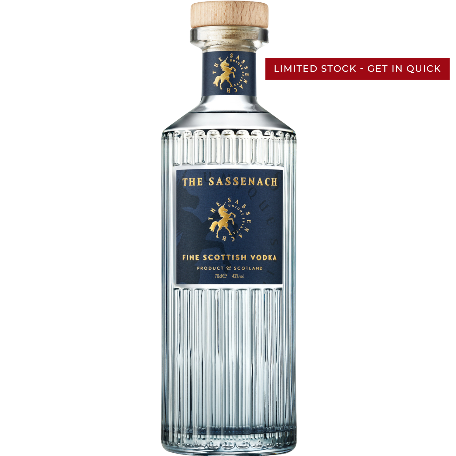 The Sassenach Fine Scottish Vodka 42% 700ml