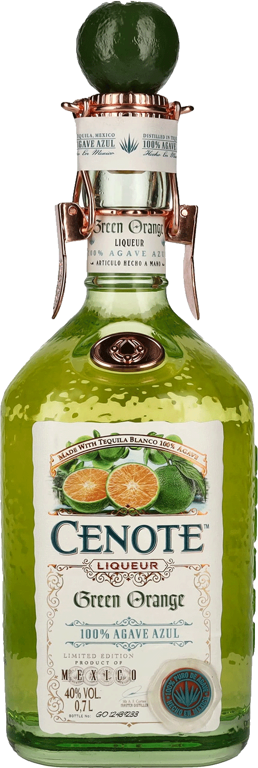 Cenote Tequila Green Orange 40% 700ml