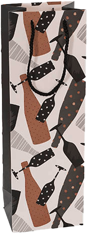 Single Bottle Bag Celebrate Gold