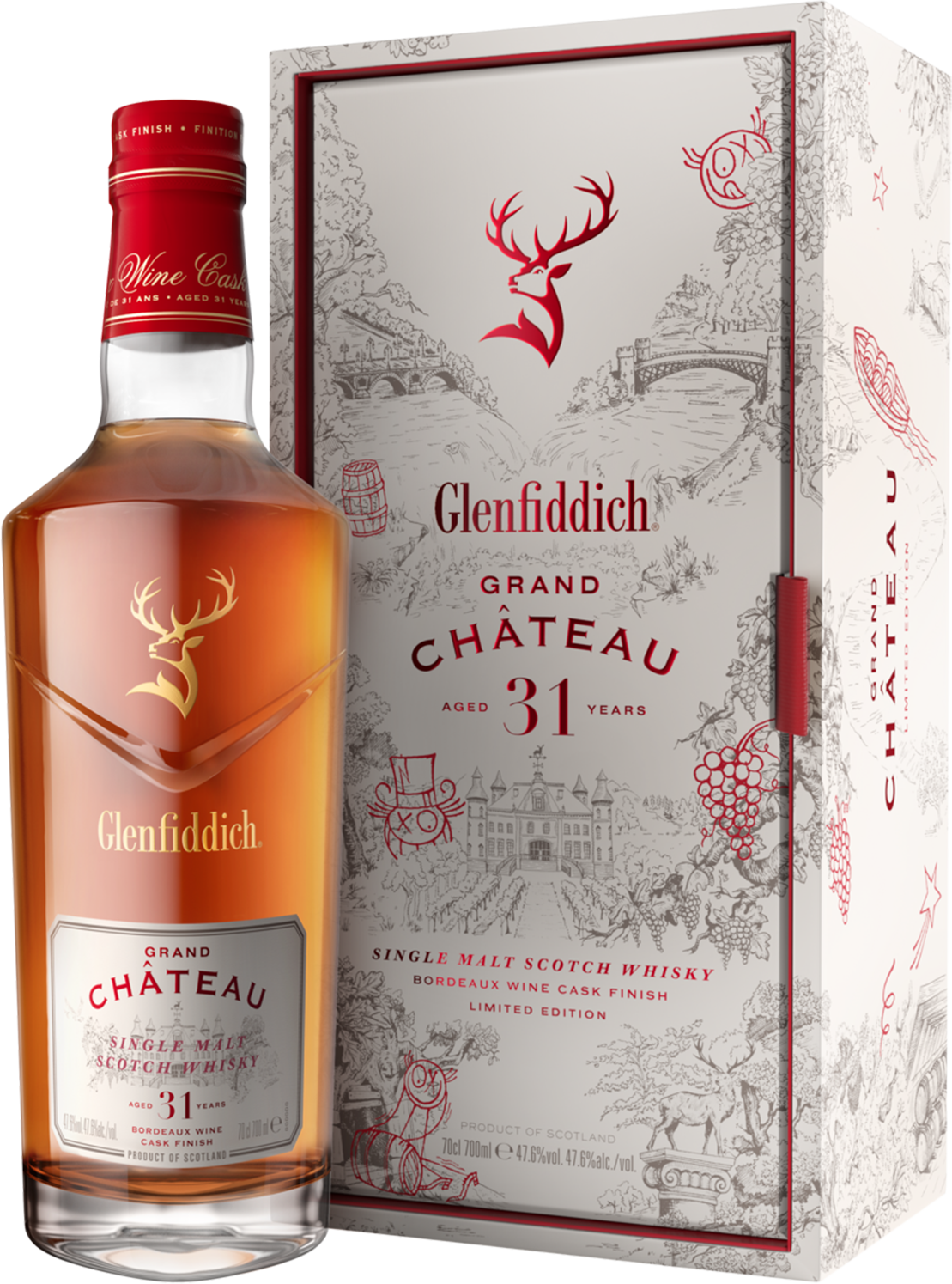 Glenfiddich Grande Series Grand Chateau 31 Year Old Single Malt Scotch Whisky 700ml