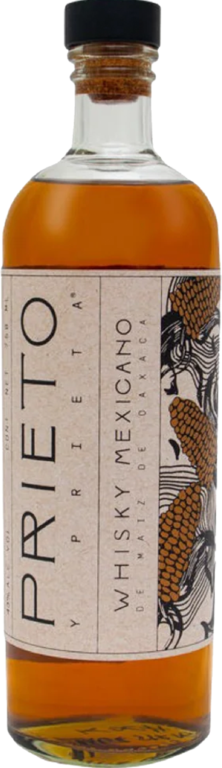 Prieto y Prieta Maiz de Oaxaca Mexican Corn Whisky 43% 750ml