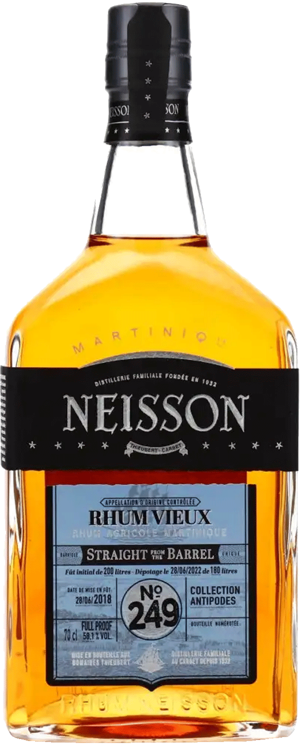 Neisson Straight from the Barrel No. 249 Rhum Agricole 58.1% 700ml