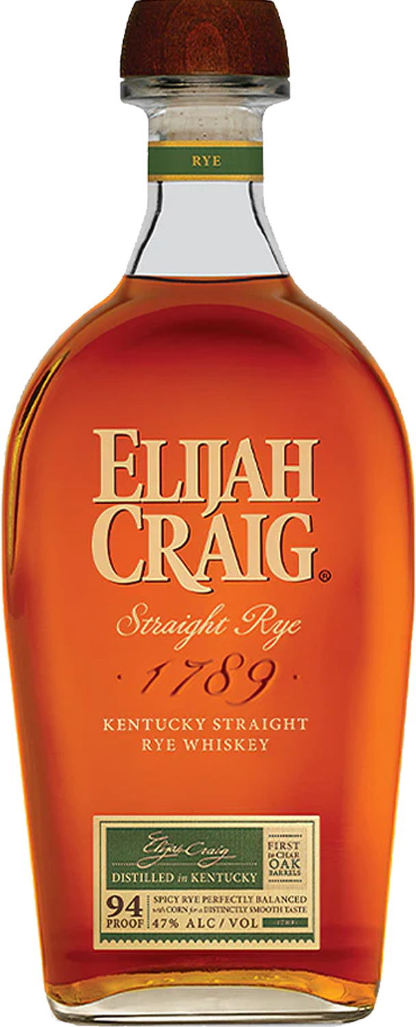 Elijah Craig Straight Rye Whiskey 47% 700ml