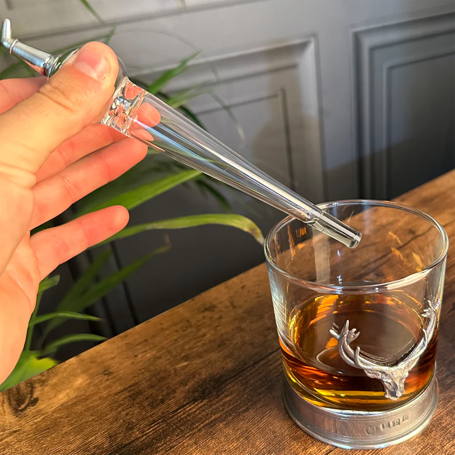 Barware whisky pot still water pipette