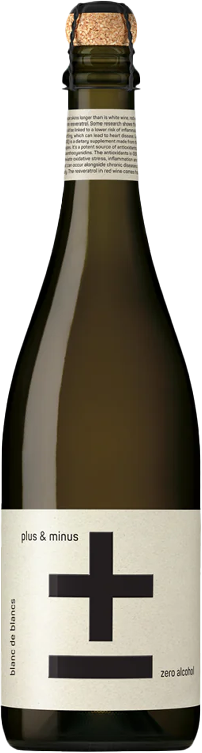 Plus & Minus Blanc de Blancs NV - Zero Alcohol