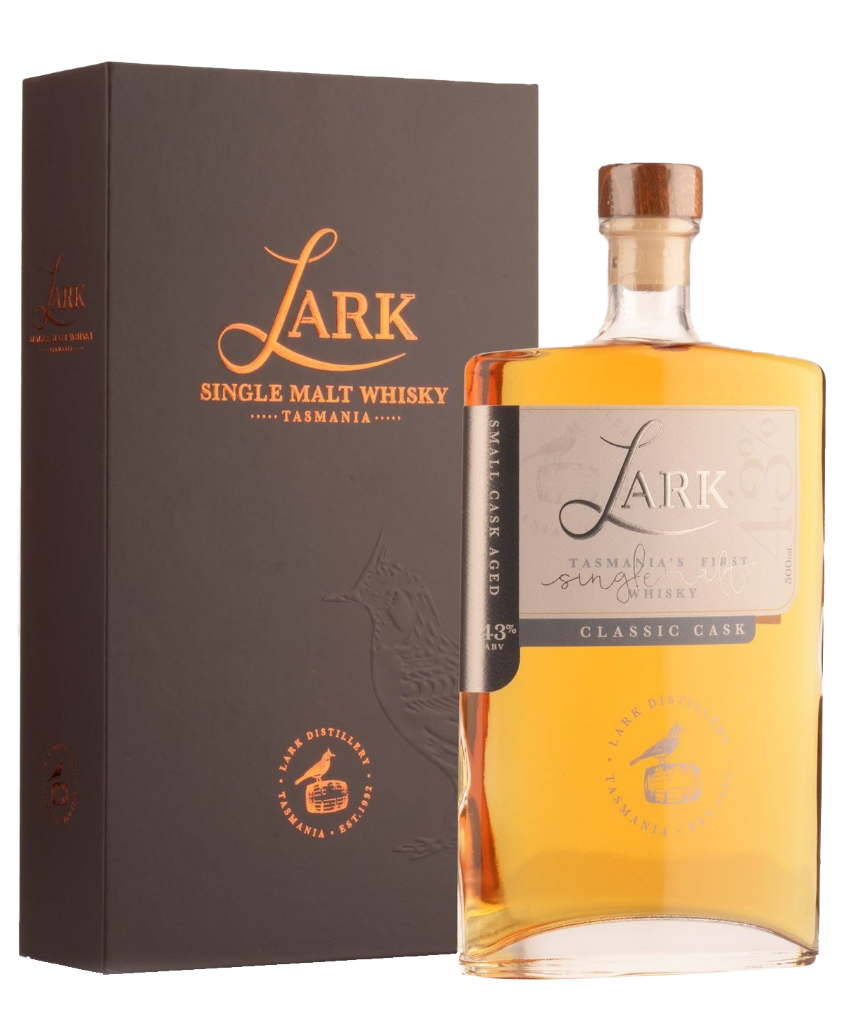 The Lark Distillery Classic Cask Single Malt Australian Whisky 43% 500ml