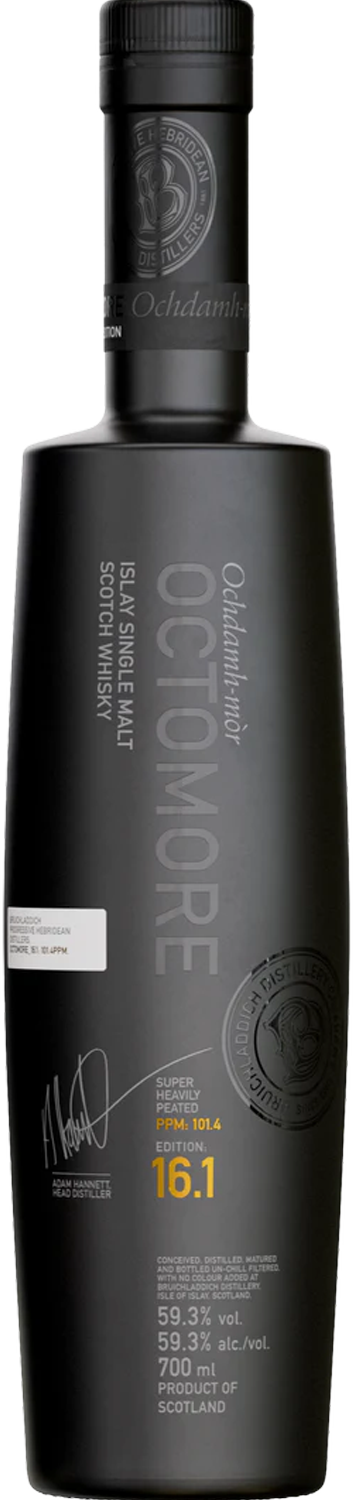 Bruichladdich Octomore 16.1 Cask Strength Single Malt Scotch Whisky 59.3% 700ml