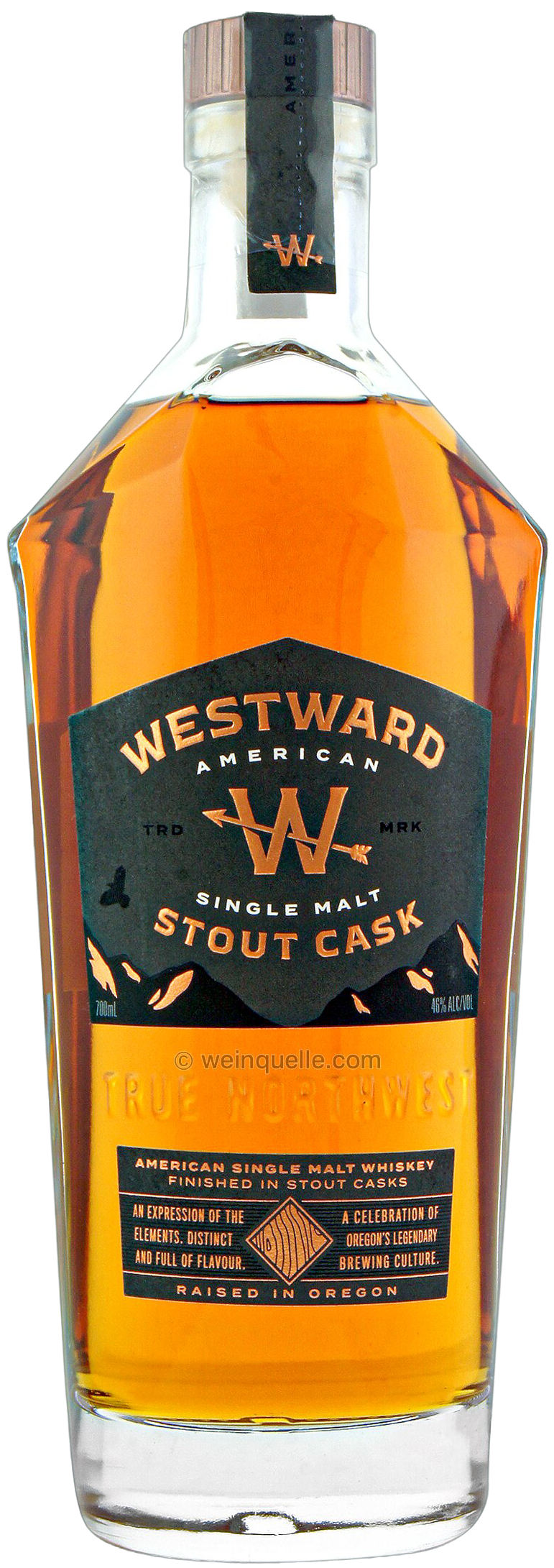 Westward Stout Cask Finish American Single Malt Whiskey 46% 700ml