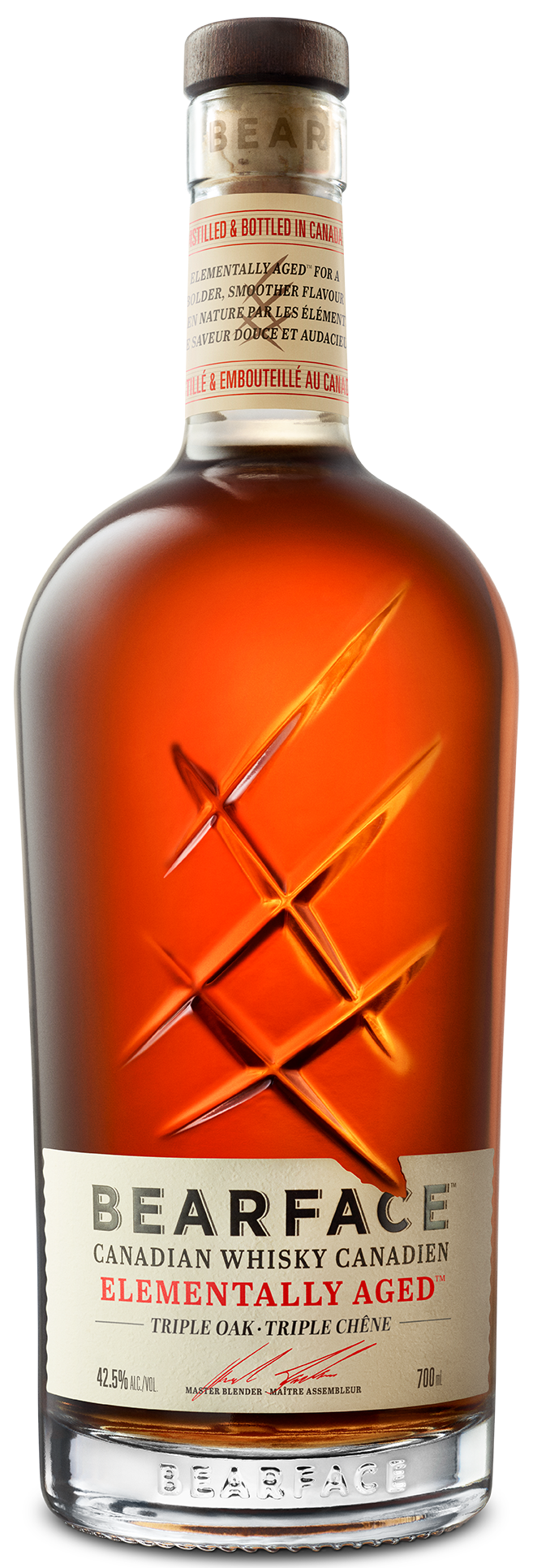 Bearface Triple Oak Whisky 42.5% 700ml