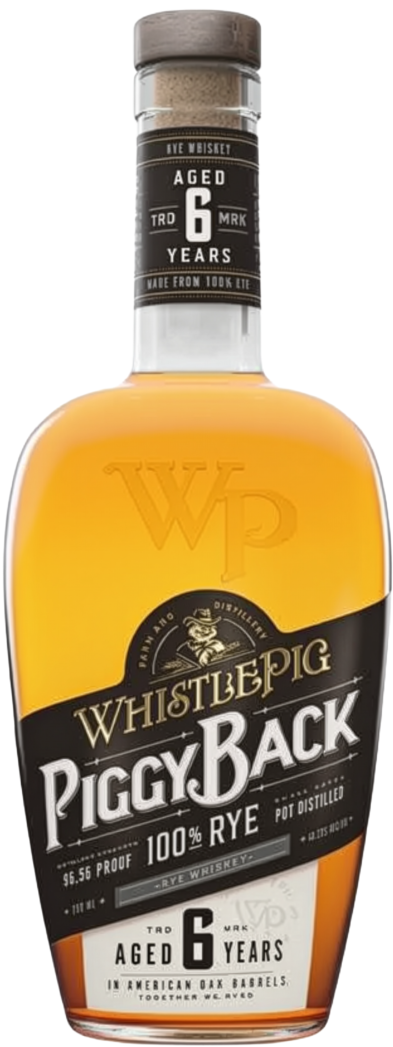 Whistle Pig PiggyBack 6 Year Old Rye Whiskey 48.3% 700ml