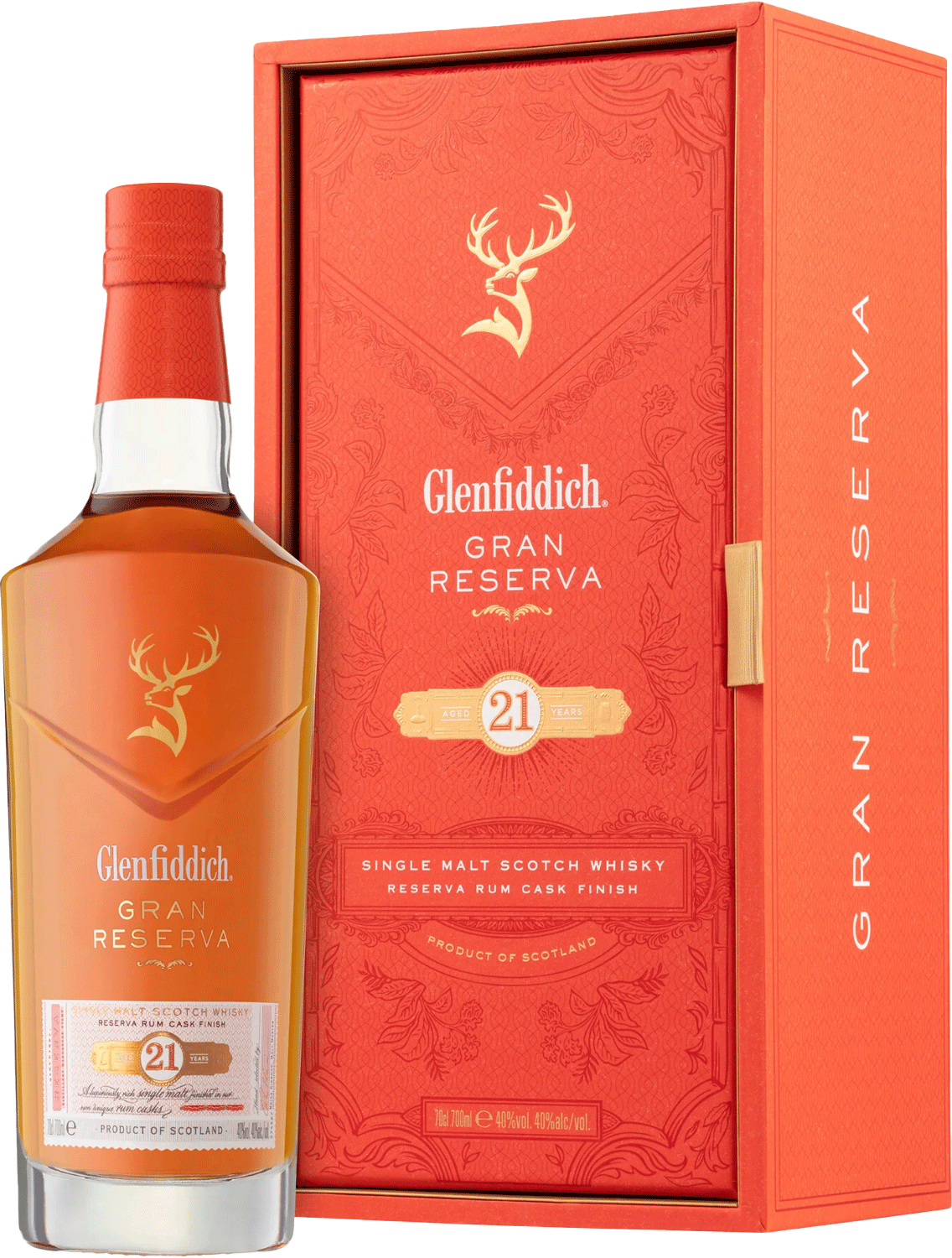 Glenfiddich Grand Series Gran Reserva 21 Year Old Single Malt Scotch Whisky 700ml