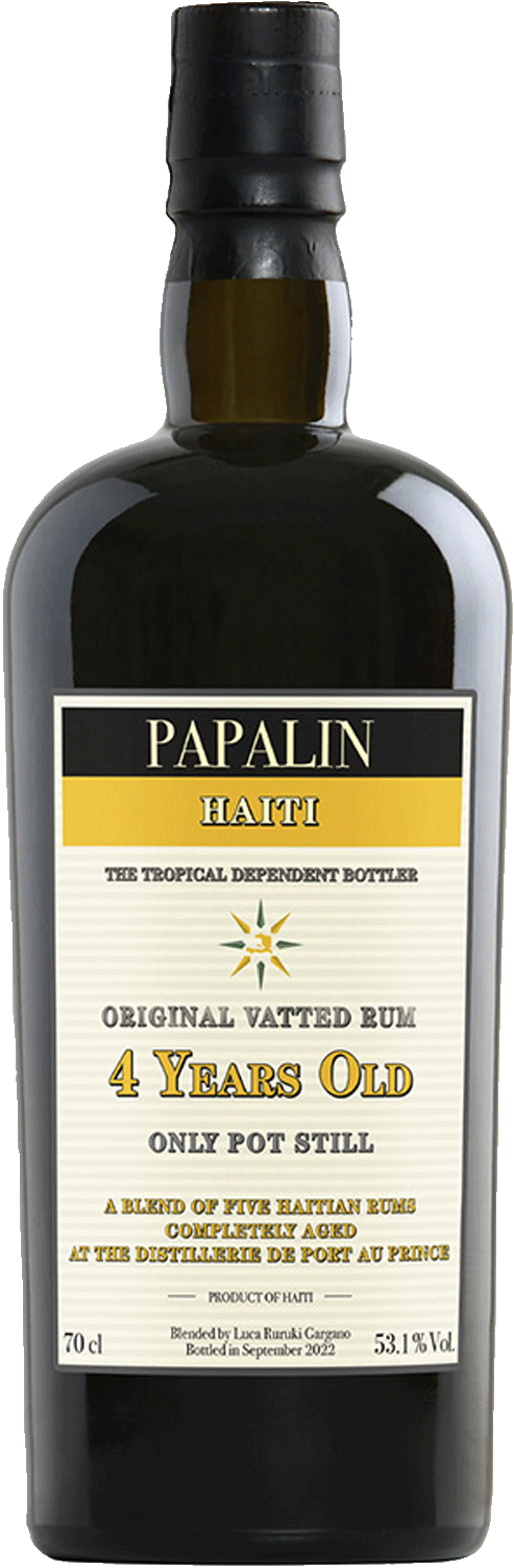 Papalin Haiti 4 Year Old Vatted Rum 53.1% 700ml