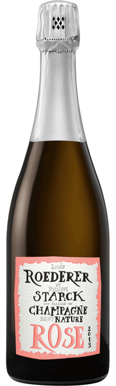 Louis Roederer Brut Nature Starck Sparkling Rose 2015