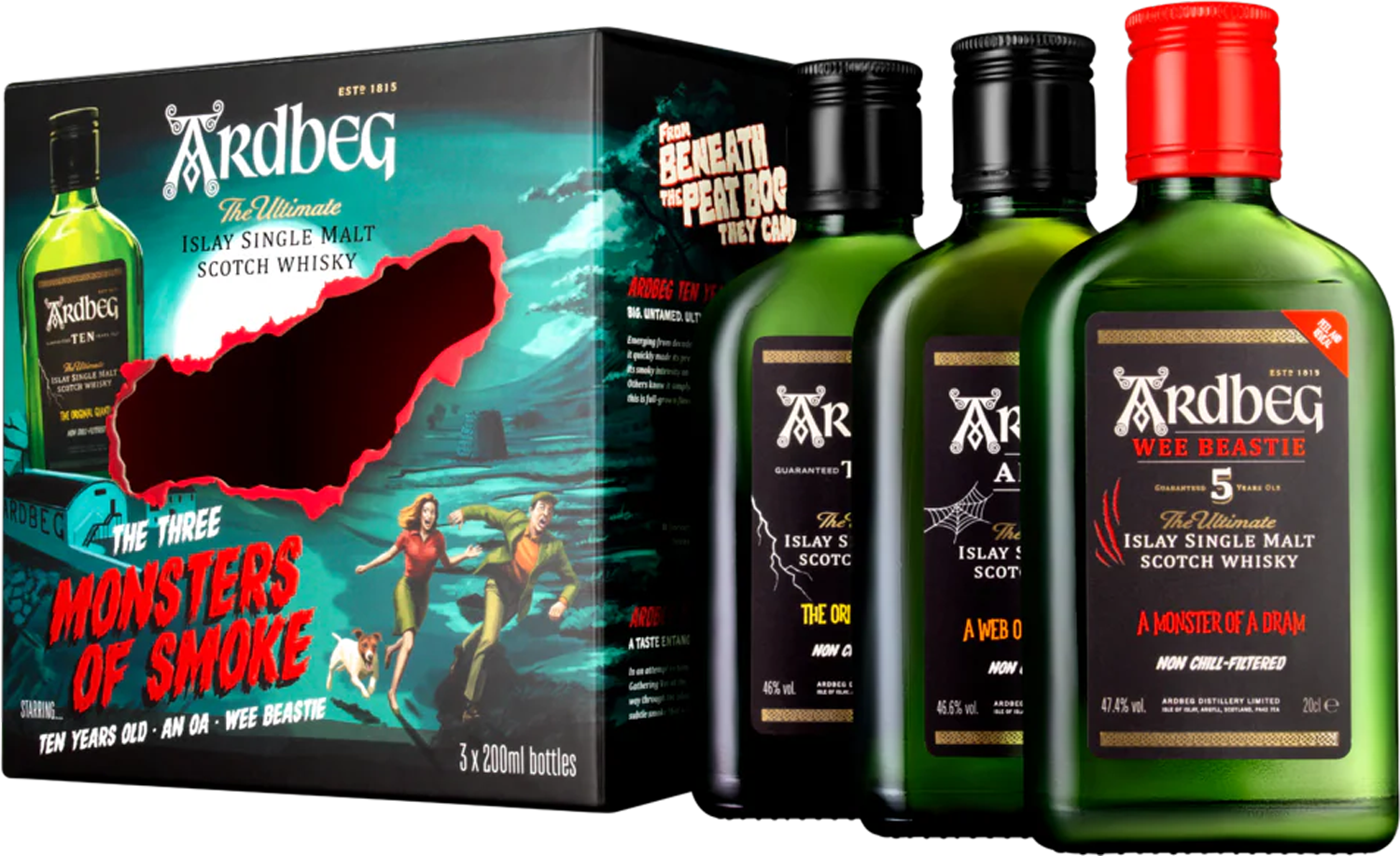 Ardbeg Monsters Of Smoke Gift Set