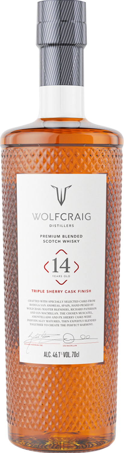 Wolfcraig 14 Year Old Deluxe Blend Triple Sherry Cask 700ml