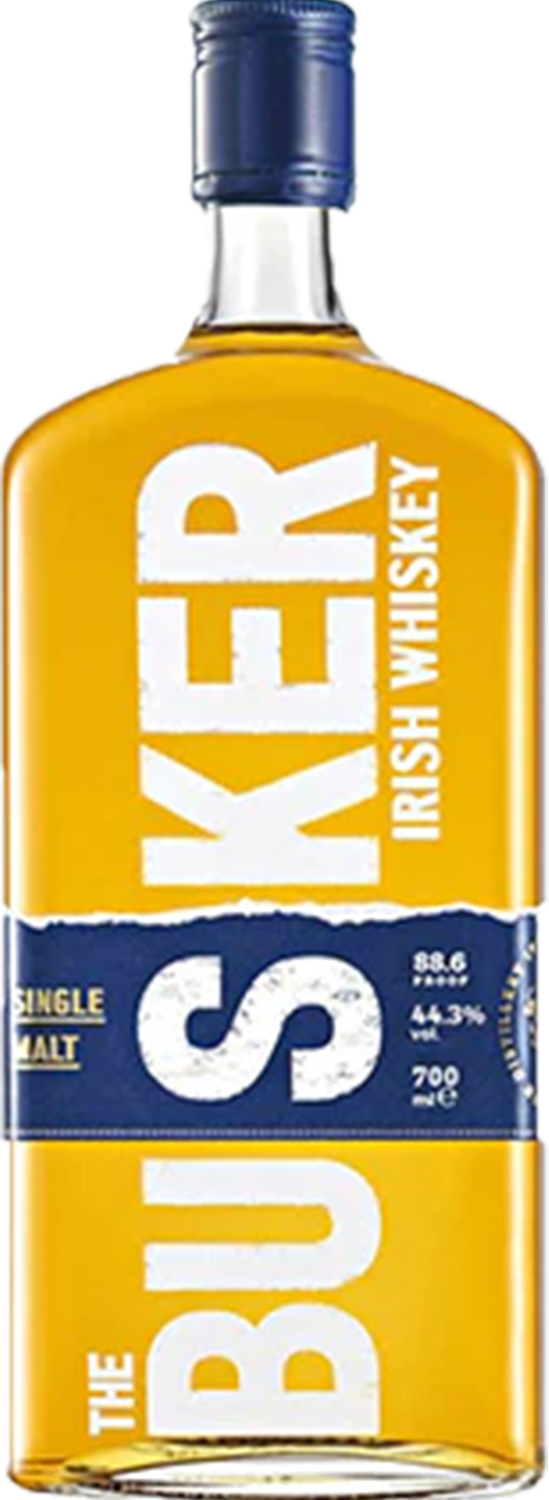 The Busker Single Malt Irish Whiskey 44.3% 700ml