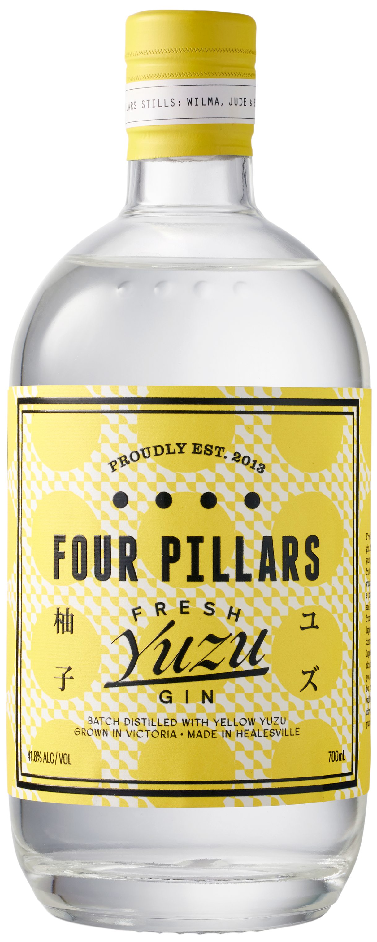 Four Pillars Fresh Yuzu Gin 41.8% 700ml