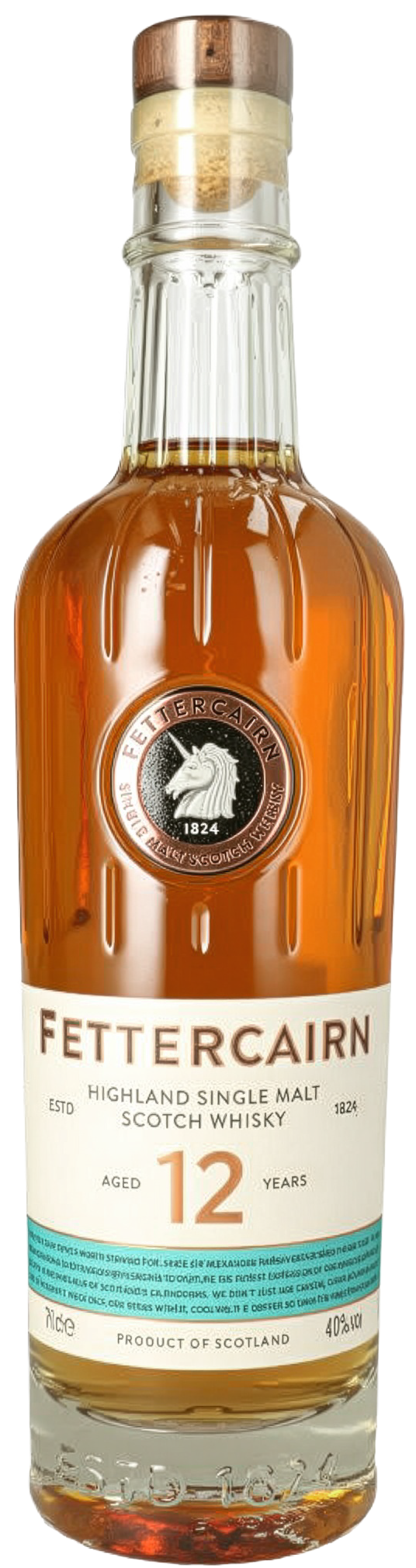 Fettercairn 12YR Single Malt Whisky 40% 700ml