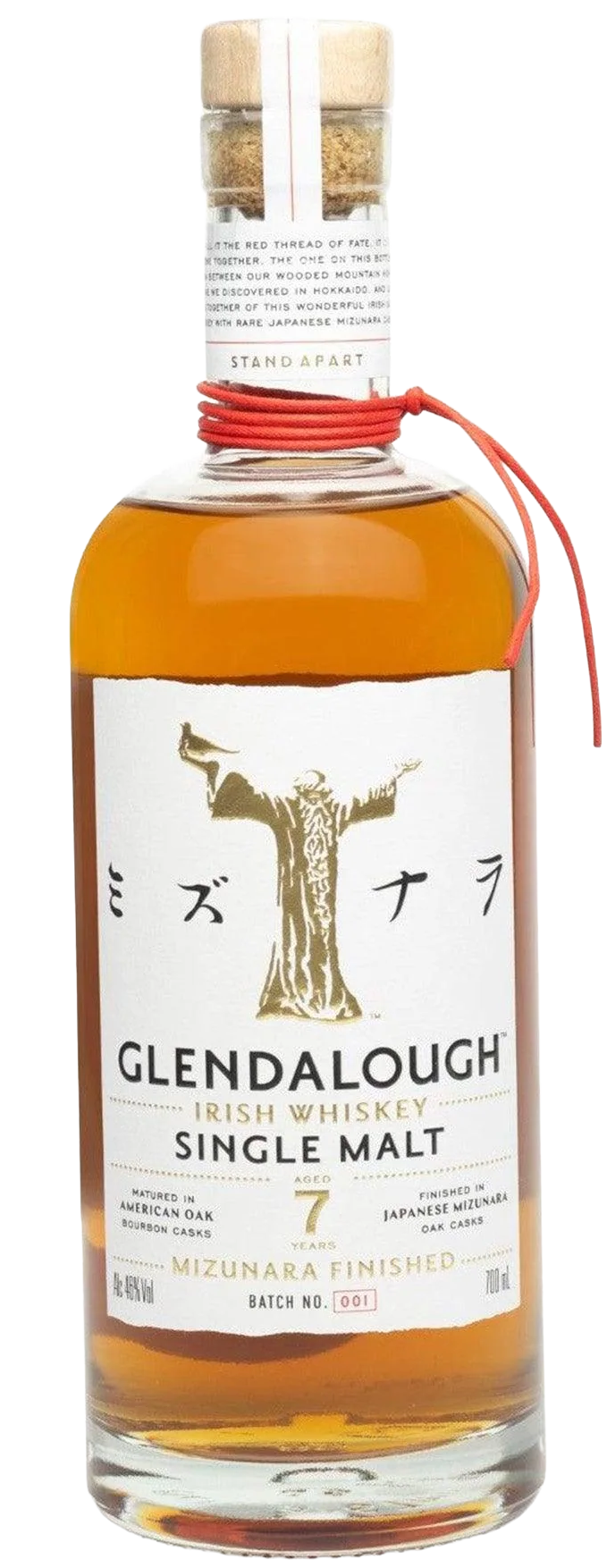 Glendalough 7YR Old Single Malt Mizunara Finish Whiskey 46% 700ml